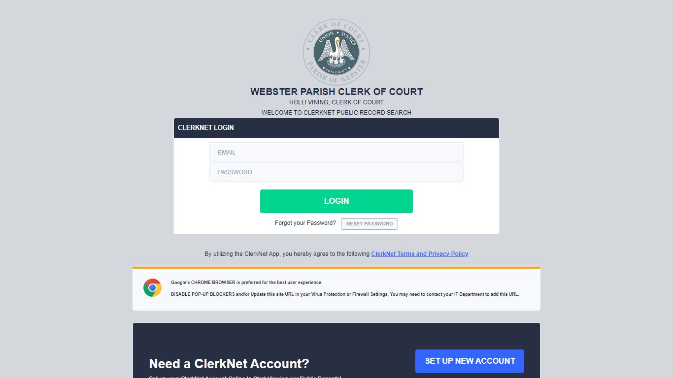 ClerkNet App